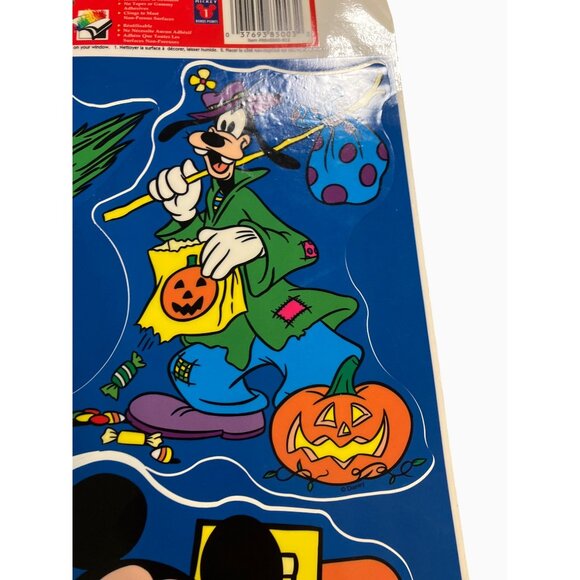 Halloween Mickey Mouse Color-Clings Removable & Reusable Window Decorations - Picture 7 of 12